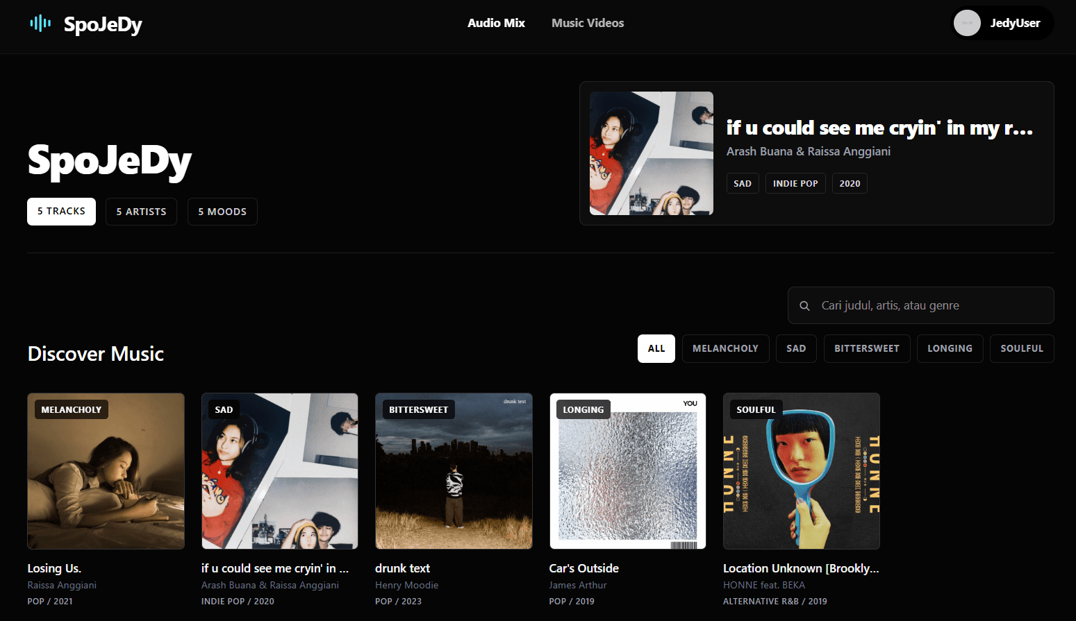 SpoJeDy Streaming Hub